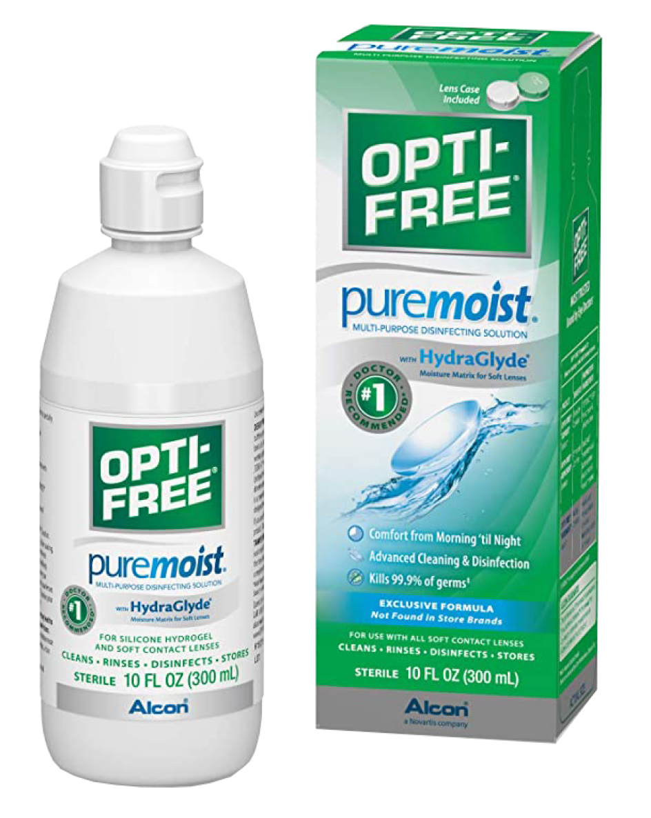 Opti-Free PureMoist Bottle and Box
